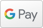Google Pay logo with a multicolored "G" followed by the word "Pay" in gray text on a light background.
